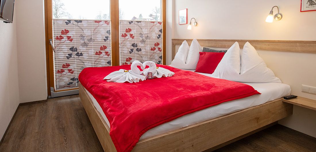 komfortables Schlafzimmer im Appartment