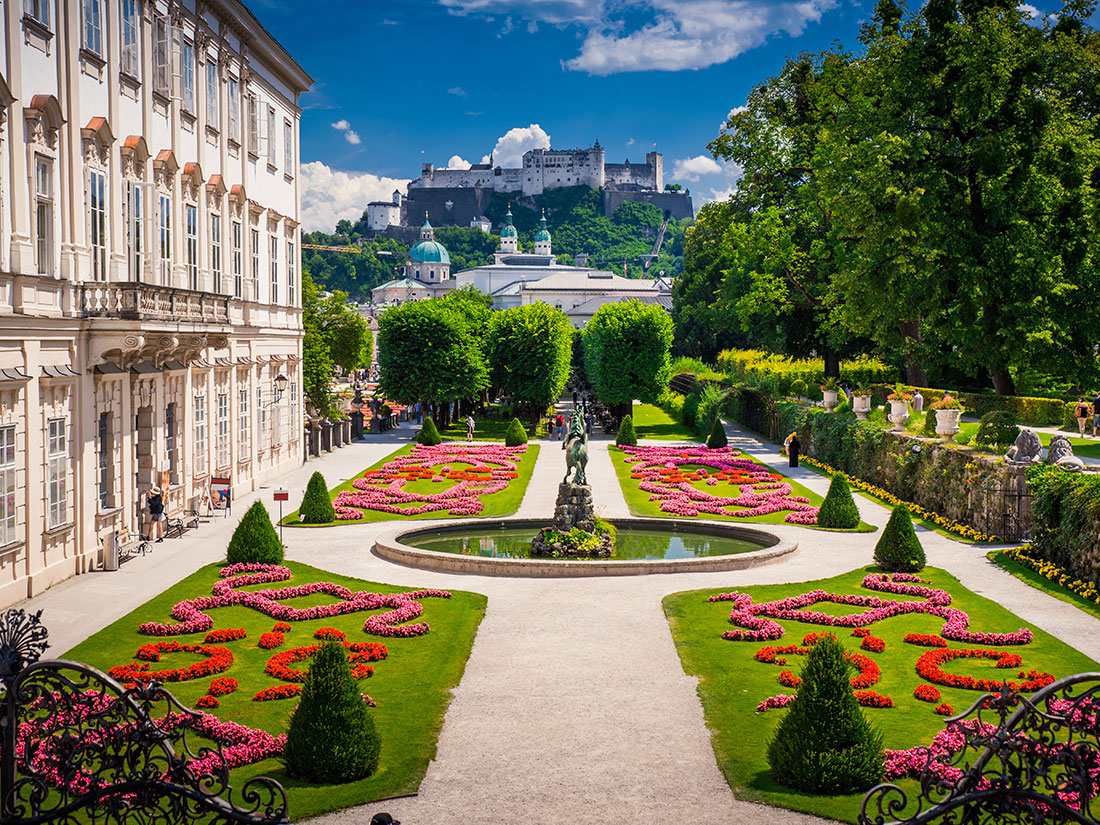 Excursion destination state capital Salzburg